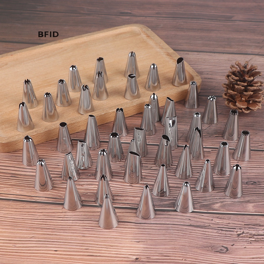 [BFID] 24/36/48pcs Icing Piping Nozzle Tips Kue Sugarcraft Pastry Decor [ID]