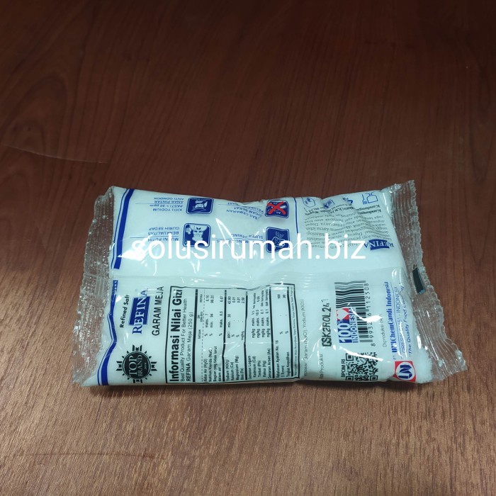 GARAM MAKANAN BERYODIUM REFINA 250G KEMASAN 1/4KG 250 GRAM 250 G