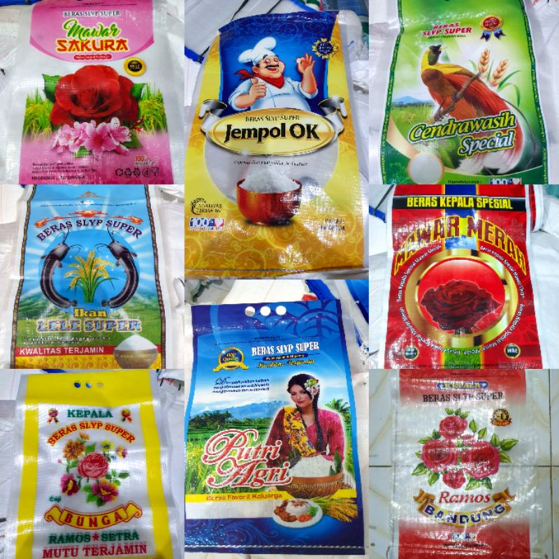 Karung Beras Laminating Karung Beras Opp 20kg