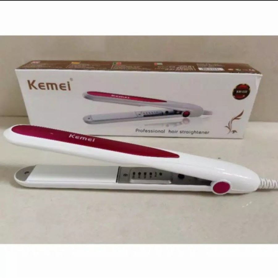 COD Catokan Rambut Kemei KM-532 Catok Professional Hair Straightener Kemei Km-532