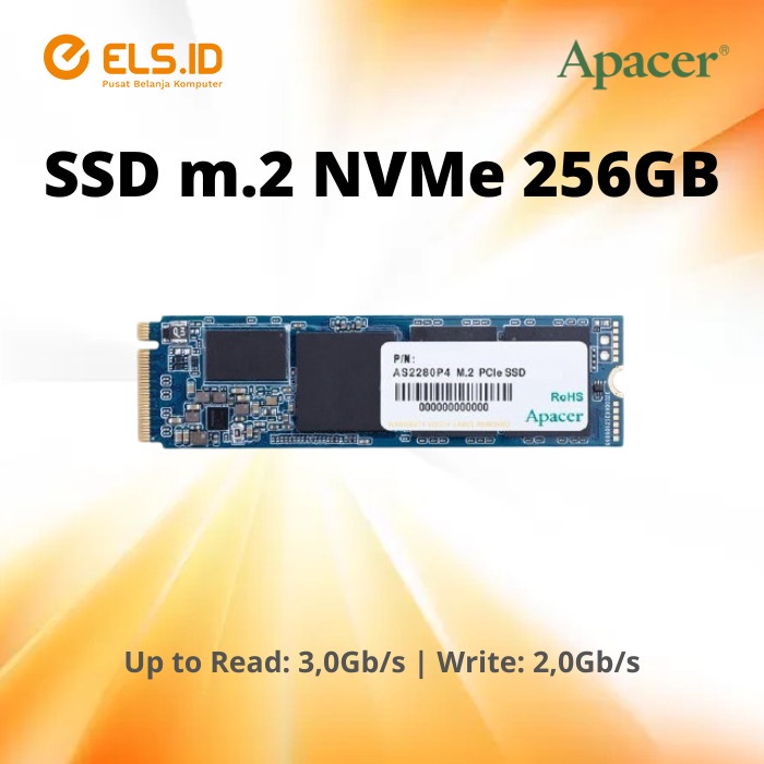 SSD m.2 NVMe 256GB Apacer AS2280P4 2280