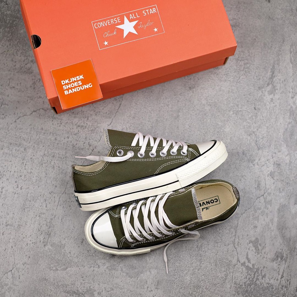 SEPATU CONVERSE_E ALL STAR SEVENTIES 70S ARMY sepatu converse_pria sneakers chuck taylor ct HI sepat