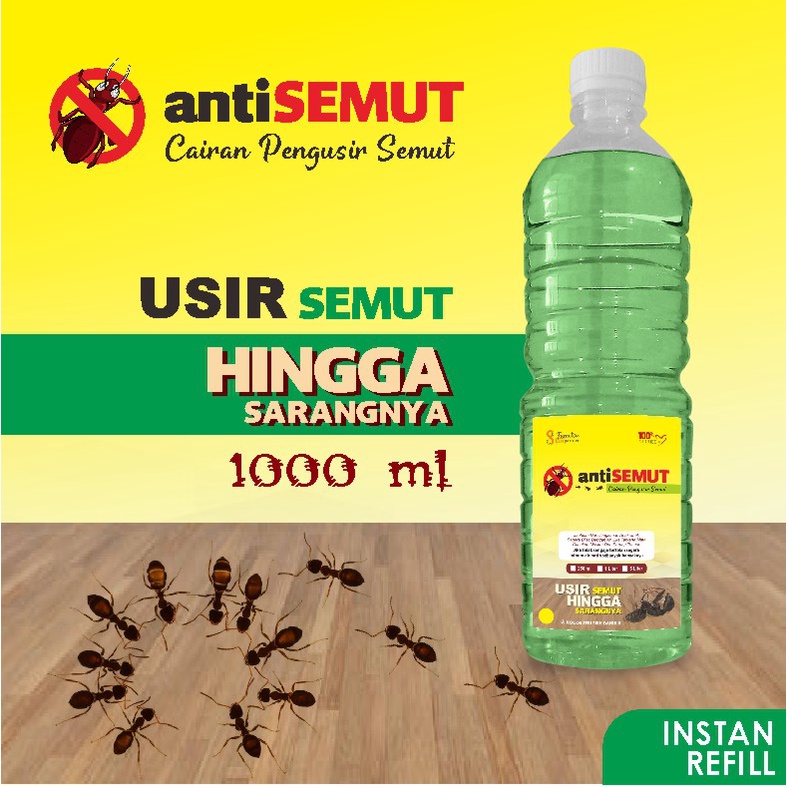 Cairan Racun Pengusir Anti Semut Super Ampuh Original Kemasan 1 Liter Botol PET