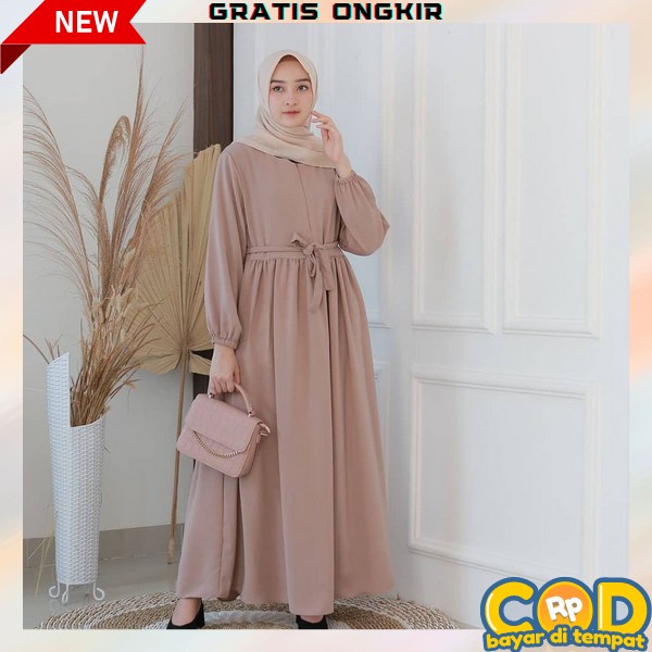 Gamis Lebaran Remaja Wanita Baju Gamis Terbaru 2023 Gsmis Cewek Dewasa Casual Bju Muslimah Dres Syar
