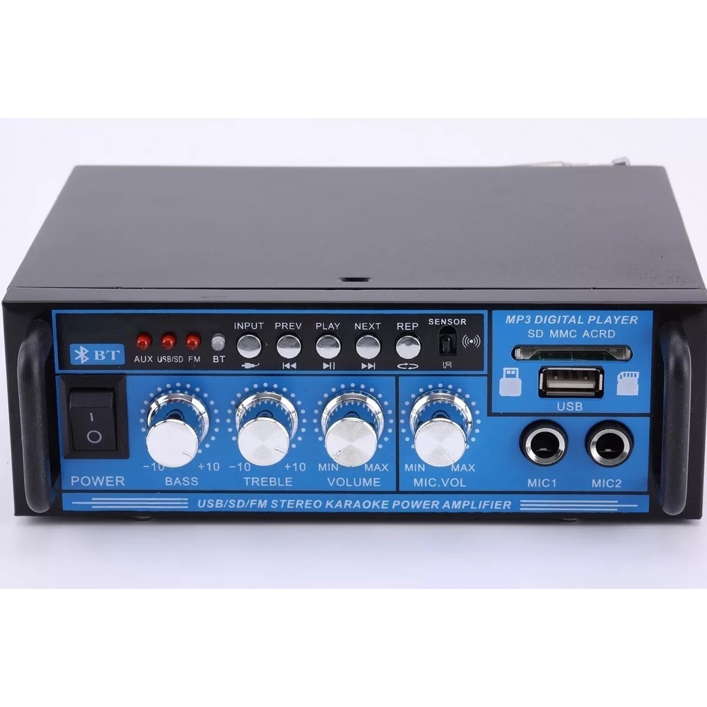 Amplifier Dorras DS-188 Bluetooth / amplifier dorras ds 188 + Stereo + Karaoke + Mp3 player + FM Radio - Ampli Mini Murah - Ampliefier Mini Full Power - Amplifier Bluetooth - Amplifier Multifungsi | FMS