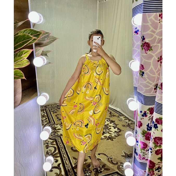 Daster Gondil Yukensi Shella[] Daster Gondil Tanpa lengan [] Daster Lekbong [] Baju Tidur Wanita Kek