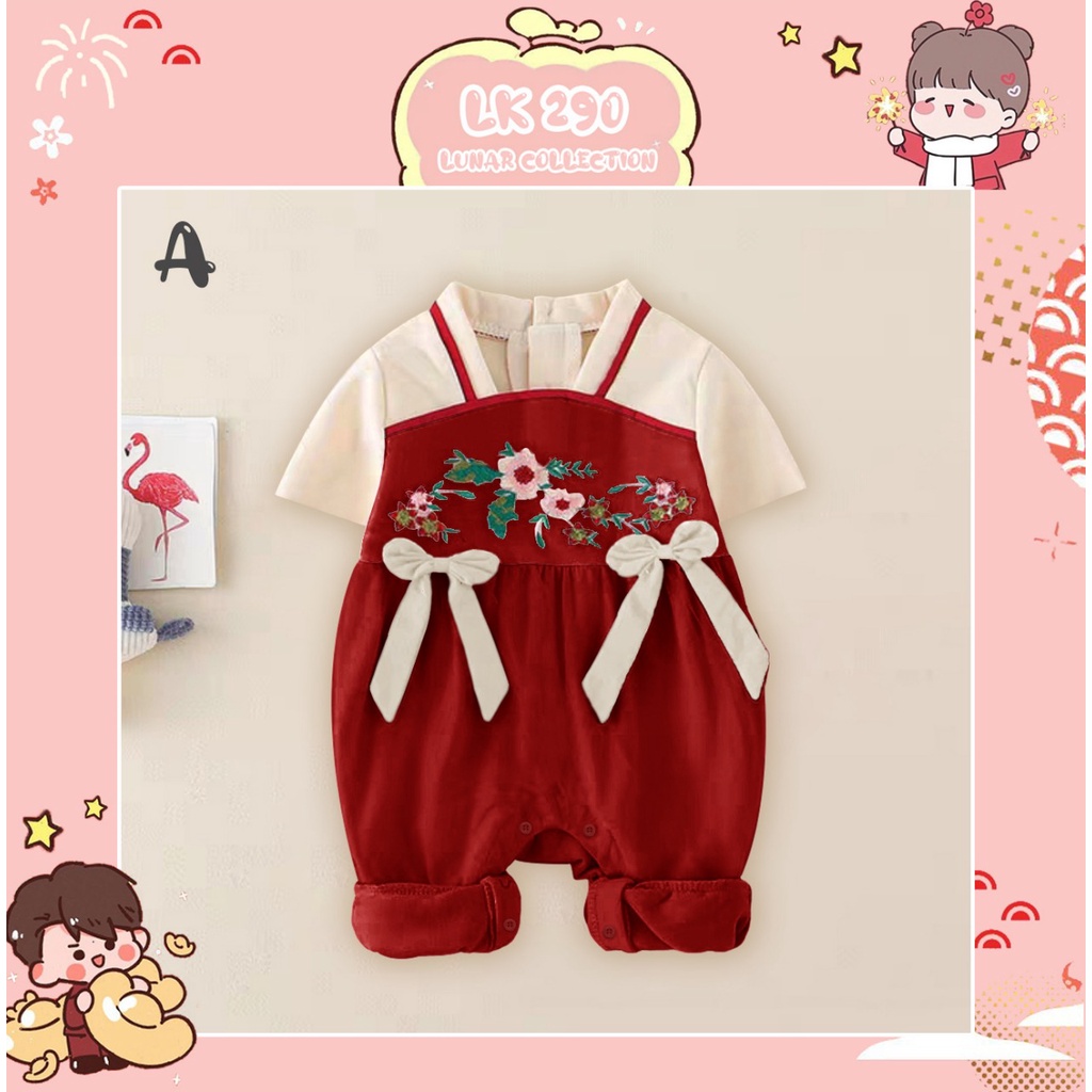 Jumper Imlek Pink Merah Anak Bayi | Baby Boy Baju Balita Import NEW