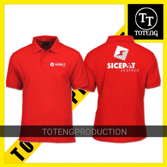 baju Polo SHIRT TSHIRT kerah distro SICEPAT SI CEPAT SERAGAM PRIA