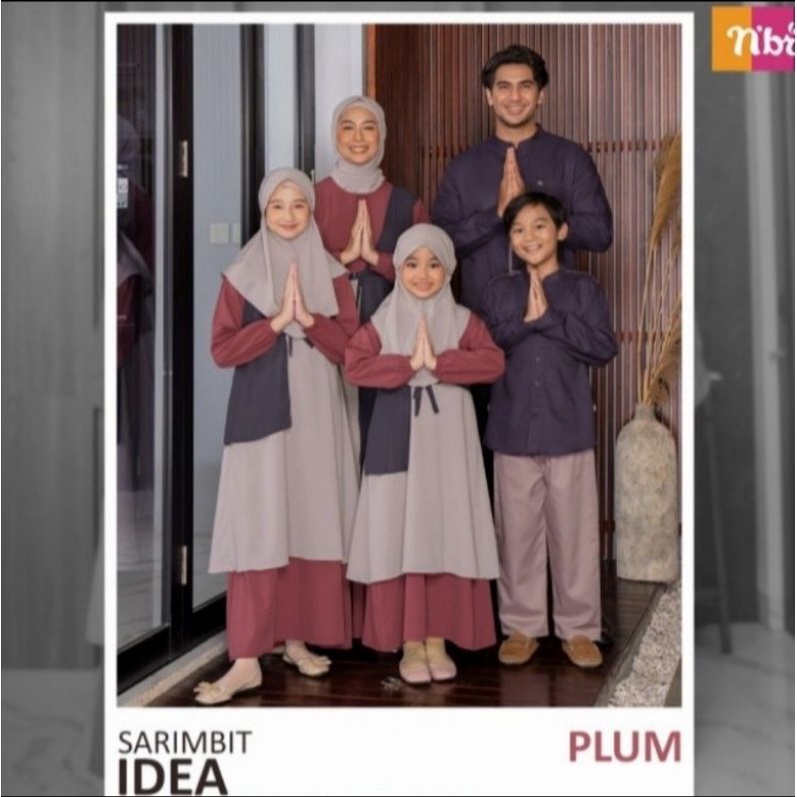 Gamis Anak Plum by nibras