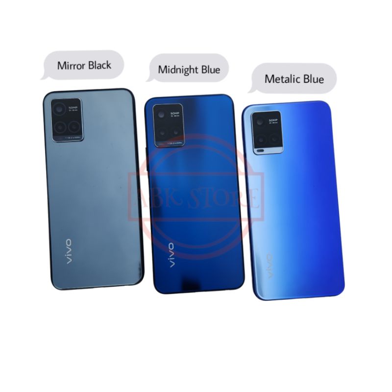 BACK CASING - KESING - HOUSING VIVO Y21 2021 - Y21S - Y21T - Y21A - Y33S - Y33T BACKDOOR FULLSET