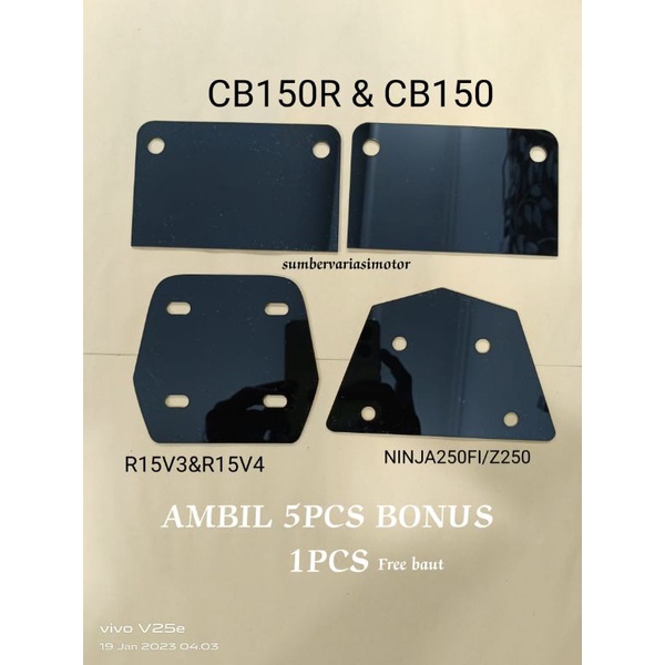 COVER UNDER TAIL R15V3/R15V4/ COVER SPAKBOR NINJA 250FI/Z250 CB150R