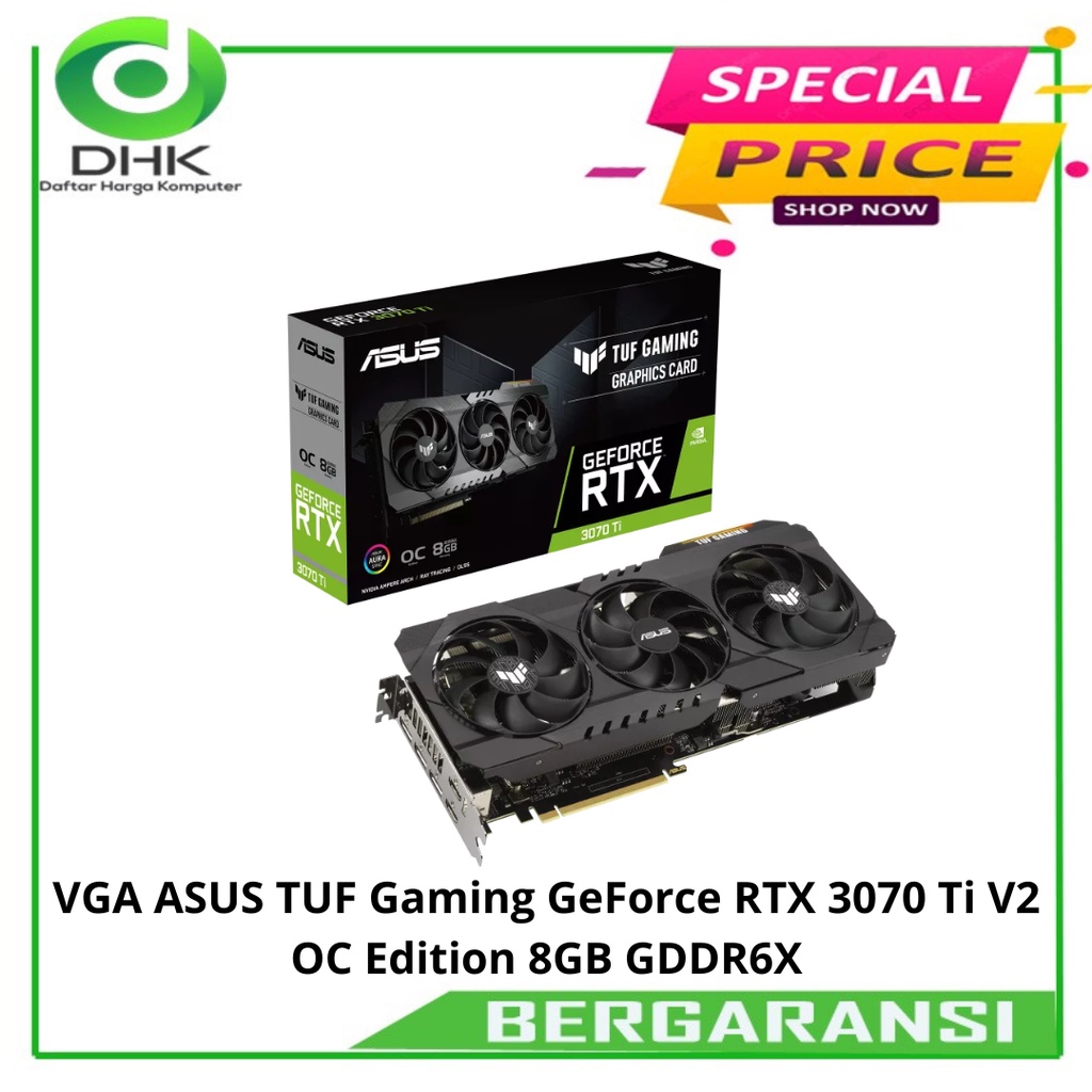 VGA ASUS TUF Gaming GeForce RTX 3070 Ti V2 OC Edition 8GB GDDR6X