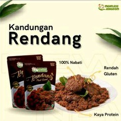 

Rendang Jamur - Meatless Kingdom Daging Vegetarian 250gr