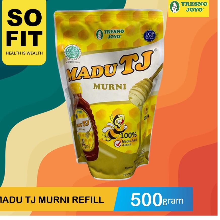 

idt0T4f Madu TJ Murni 500gr REFILL / Madu TJ Murni Pouch