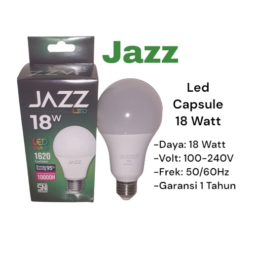 Lampu LED BULB JAZZ 18W PUTIH