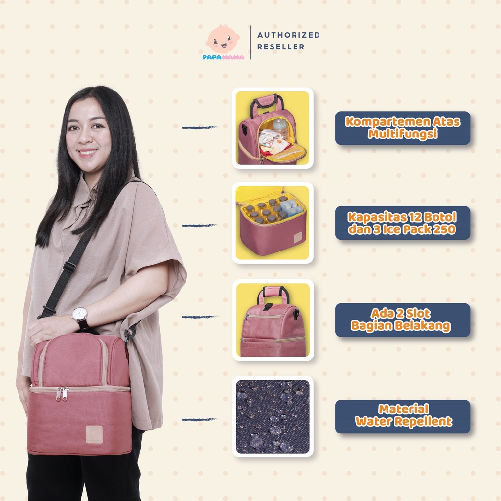 Papamama Cooler Bag 3001 3in1 - Onel Cake Series