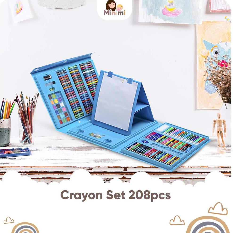 

[ESA86] Minimi Crayon Mewarnai Alat Mewarnai Oil Pastel Anak Set Isi 208pcs Oil Pastel Crayon Cocok Untuk Kado Terlaris