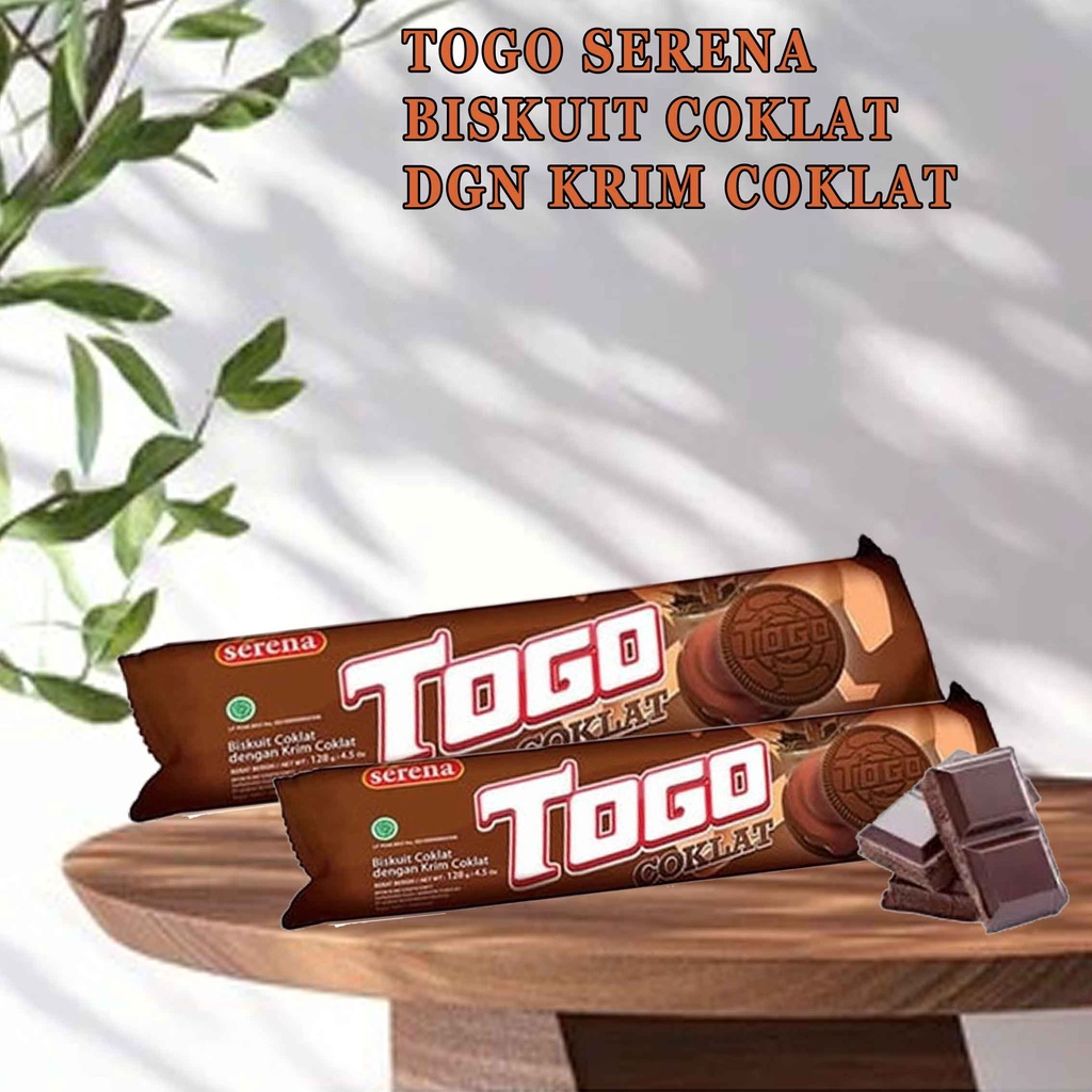 Togo Serena/ Biskuit Chocolate/ Krim Cokelat/128g