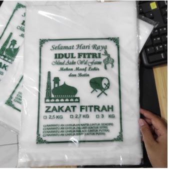 

Plastik Beras Zakat Fitrah Idul Fitri produk untuk 1 pack isi 100 Lembar terlaris