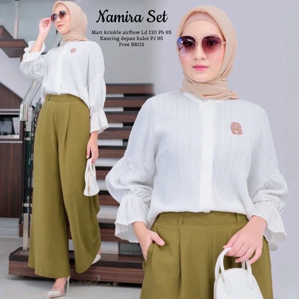 NAMIRA SET LABEL MADANI GAMIS VIRAL KEKINIAN DRESS MUSLIMAH GAMIS TERBARU DRESS WANITA FASHION MUSLI