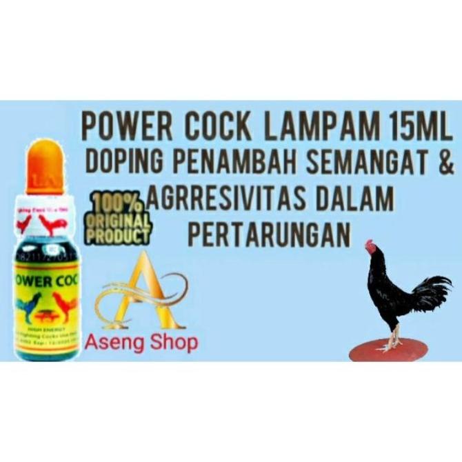 Power Cock , Lampam Doping Ayam ( 15Ml ) Membantu Meningkatkan Stamina