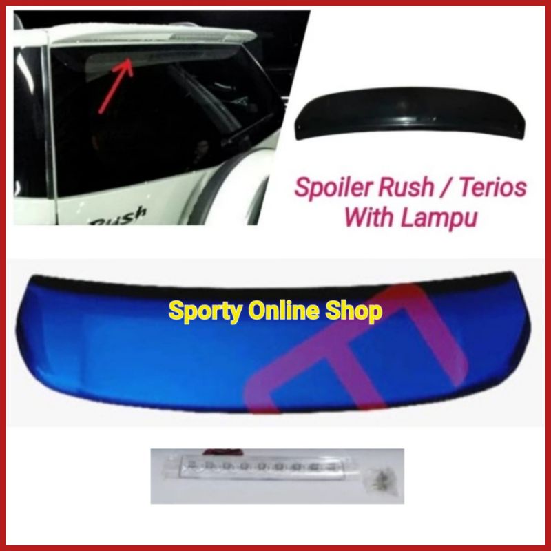 Spoiler Sayap Mobil Rush Terios 2004-2017 + Lampu Rem