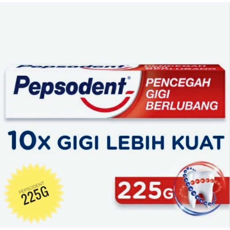  Exp 2025 Pepsodent Pencegah Gigi Berlubang Pasta Gigi 225gr / Pepsodent Pasta Gigi Pencegah Gigi  B