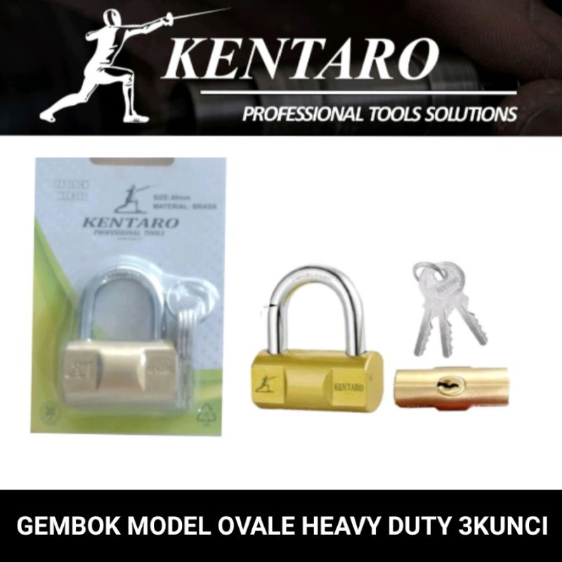 GEMBOK HEAVY DUTY 60MM MODEL VIRO KENTARO JAPAN QUALITY