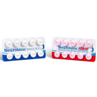 Neurobion Forte/ Vitamin / Daya Tahan Tubuh / Vitamin B / Suplemen / neurobion pink merah dan putih