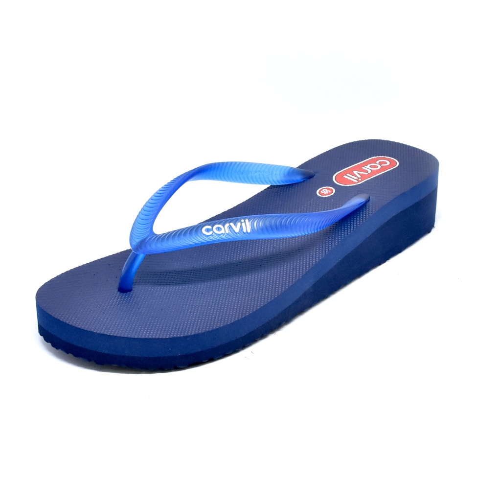 Carvil Anastasia L Sandal Jepit Casual Wanita Navy _A108