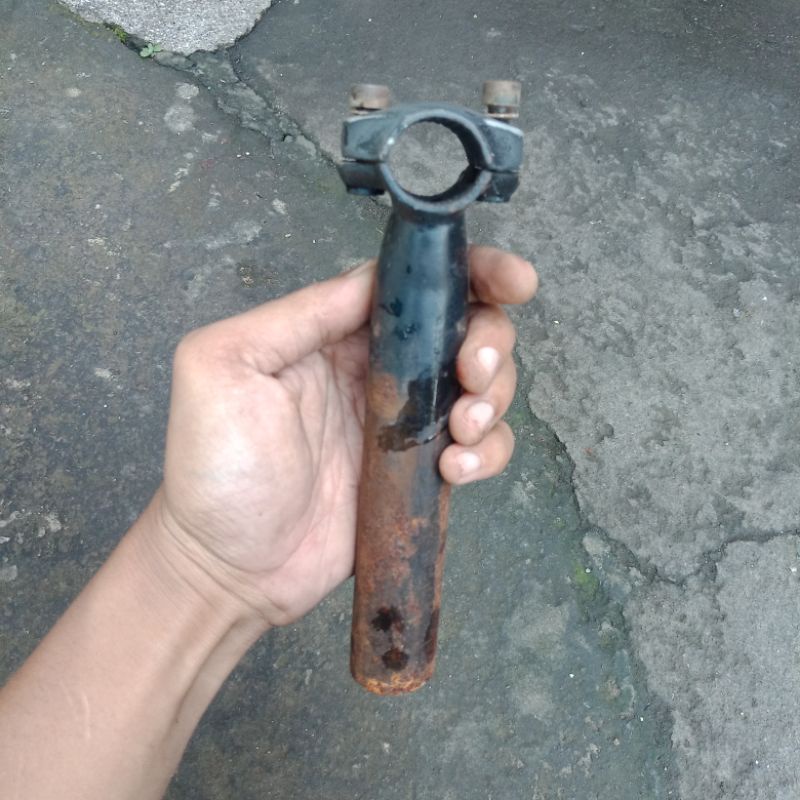stem stang atas sepeda lipat