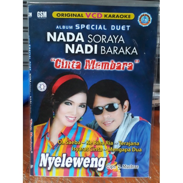 Kaset Vcd Original lagu dangdut Album spesial duet Nada nadi ( Cinta membara)