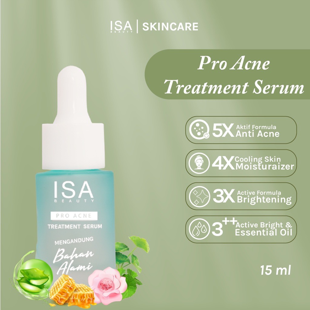 ISA Beauty Pro Acne Treatment Serum 15ml with Bee Venom Penghilang Jerawat