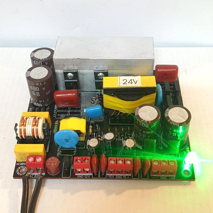 TRAFO SMPS SWITCHING 8A ct24v extra 1.5A ct15v&0-12v