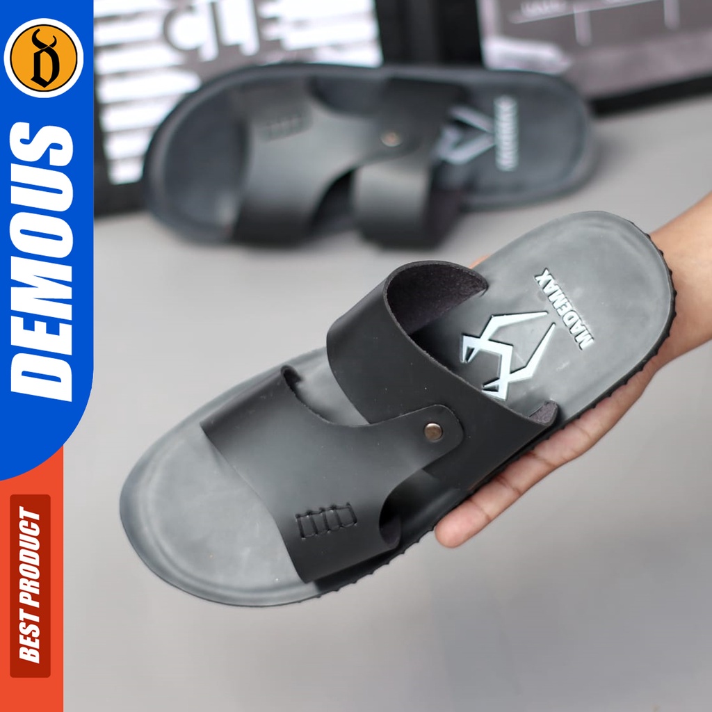 DEMOUS Juha - Sandal Slide Pria Sendal Slop Casual Terbaru