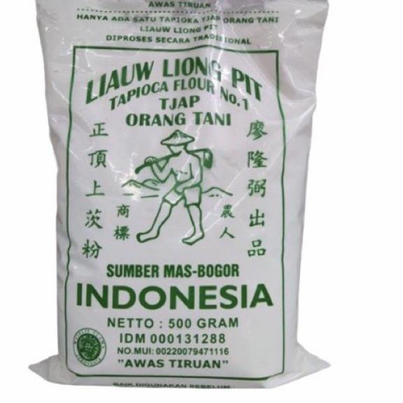 

WWA173 Tepung Tapioka Sagu Tani Liauw Liong Pit Cap Orang Tani |