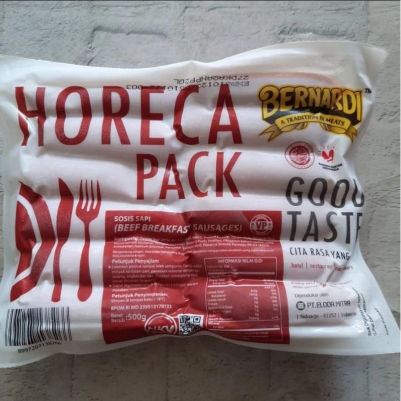 

BERNARDI SOSIS BEEF (VP) 500gr