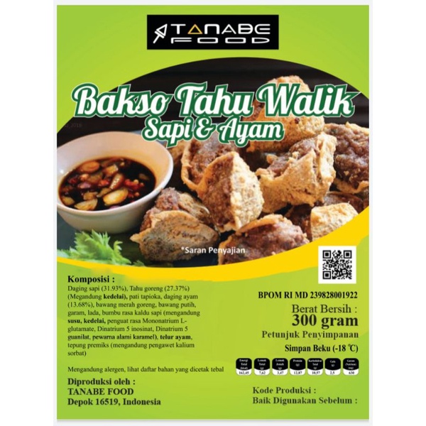 

PROMO BESTI BELI 18 PACK HARGA AGEN TAHU WALIK SAPI TANABE FOOD TAHU BAKSO WALIK SAPI BAKSO SAPI TAHU WALIK SUDAH MD BPOM TAHU WALIK HALAL MUI