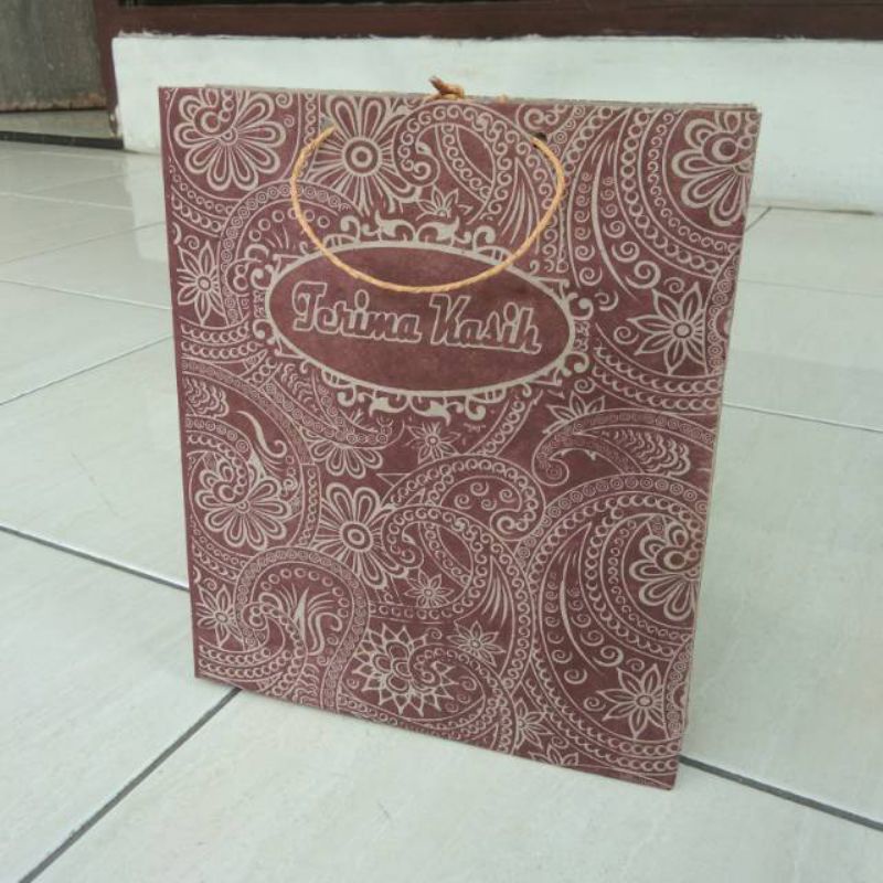

paper bag ukuran 22x5x27cm 50 pcs