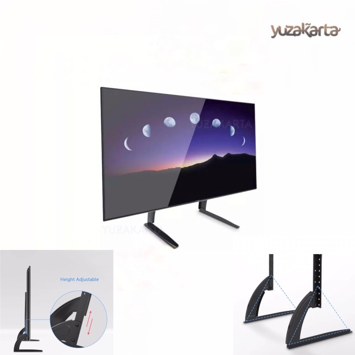 ✿ BISA COD✿ Mounting Stand Bracket Kaki Smart TV LED LCD 32 - 65 Inch