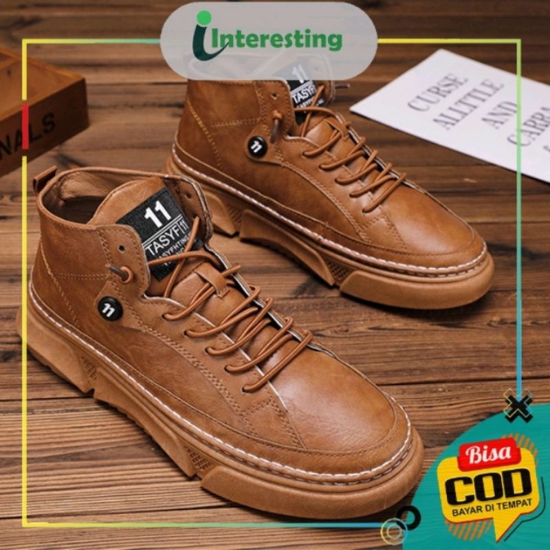 Sepatu Boot pria - Sepatu Moge - Sepatu Hiking - Sepatu boot Martin Luther -