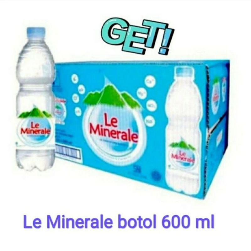

Le minerale mineral 600 ml | air kemasan