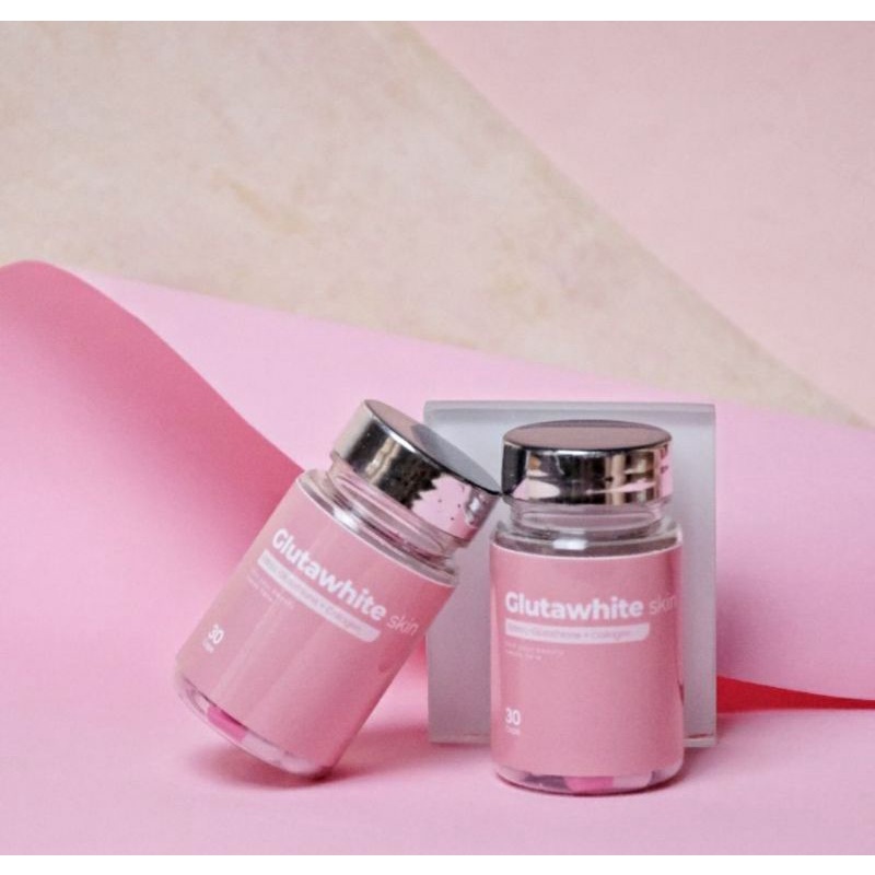 Glutawhite Skin Original Extra Pemutih Kulit Seluruh Tubuh Terbaik(Bisa cod) BPOM