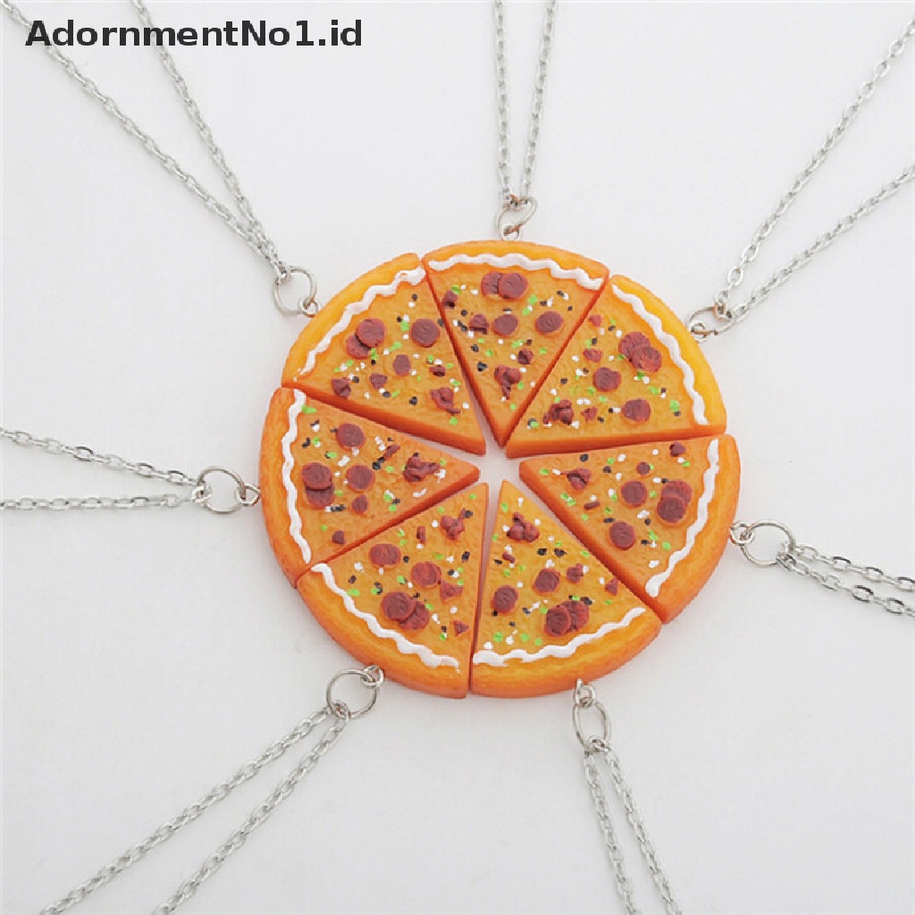 [AdornmentNo1] 1pc Kalung Liontin Pizza Untuk Pria Wanita Keluarga Persahabatan Perhiasan Hadiah 1pc Kalung Liontin Pizza Untuk Pria Wanita Keluarga Persahabatan Perhiasan Hadiah Aksesoris 1pc P