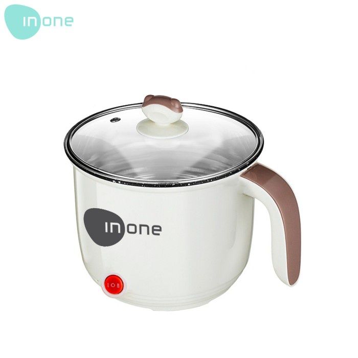 panci listrik INONE 1.8L Panci Elektrik Kompor Elektrik Mini Soup Pot Multifungsi(X2D6) Panci Listri