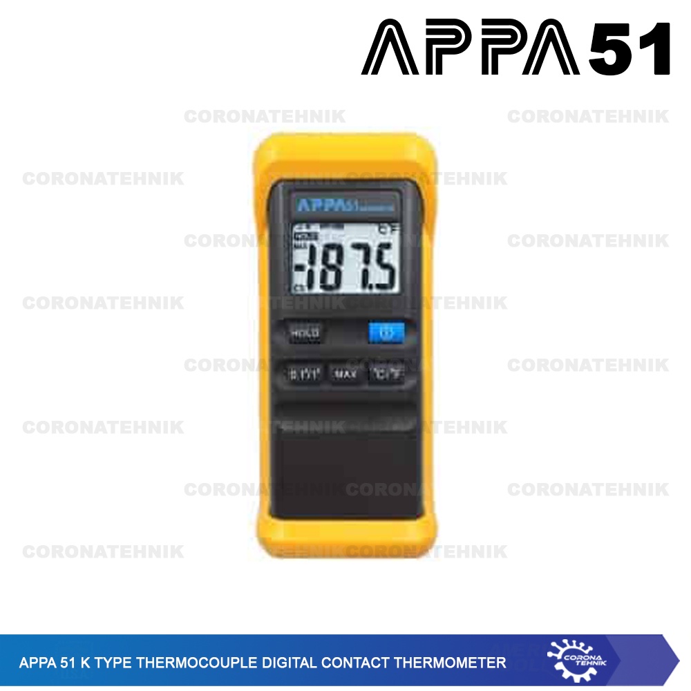 APPA 51 K Type Thermocouple Digital Contact Thermometer - Taiwan