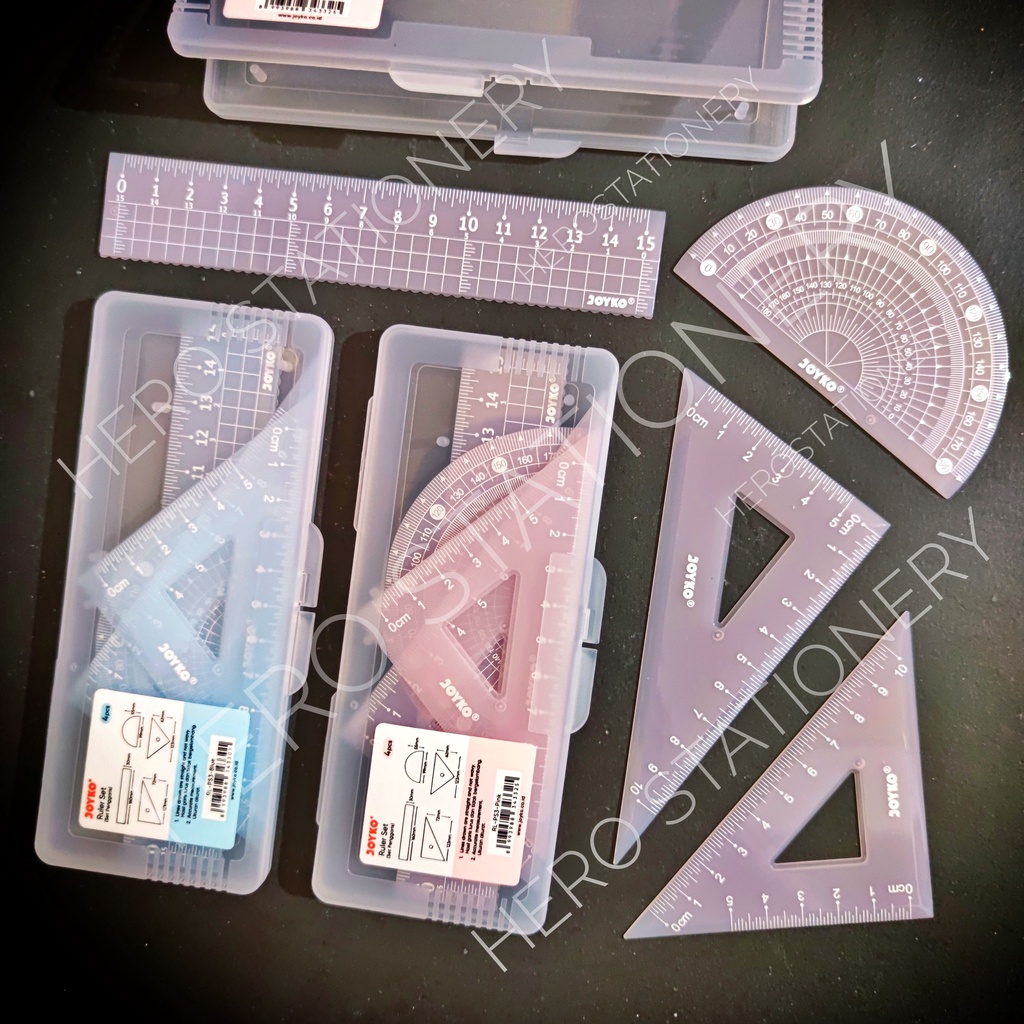 

Joyko set penggaris busur mistar ukur matematika RL-PS3