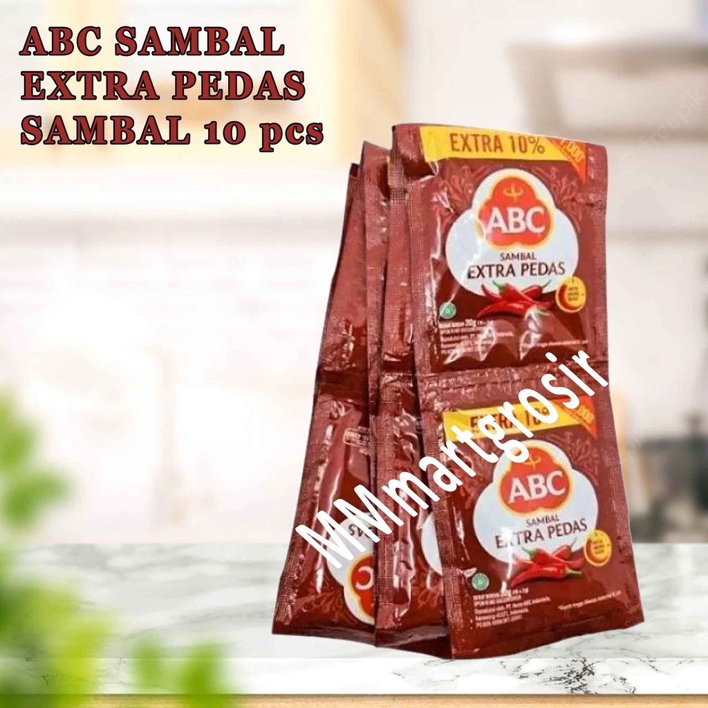 

ABC SAMBAL EXTRA PEDAS 10 SACHET 15g