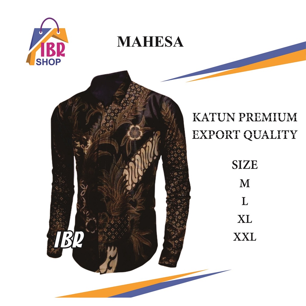 Baju Batik Pria, Kemeja Pria Warna Hitam Murah