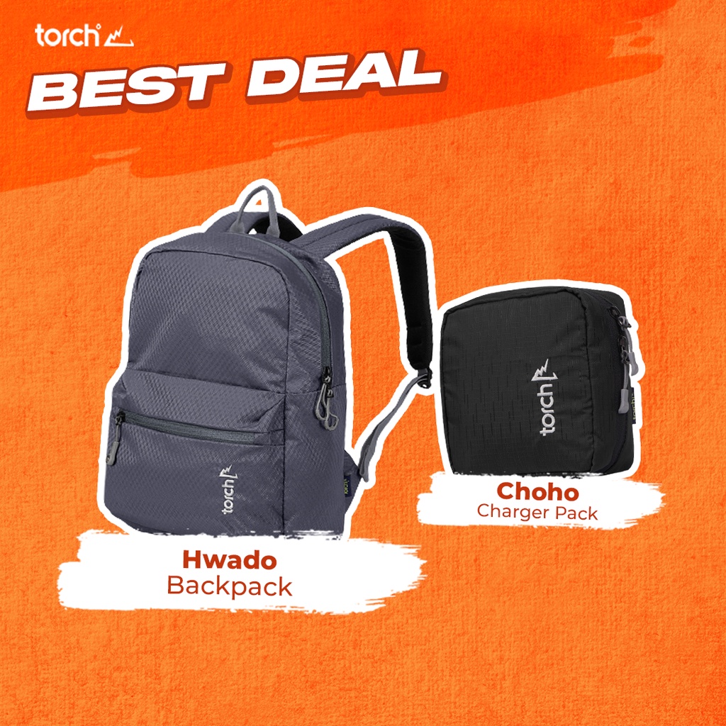 TORCH Bundling Backpack Pouch Packing Organizer Charger Pack Tas Ransel Dompet Casan (HWADO + CHOHO)